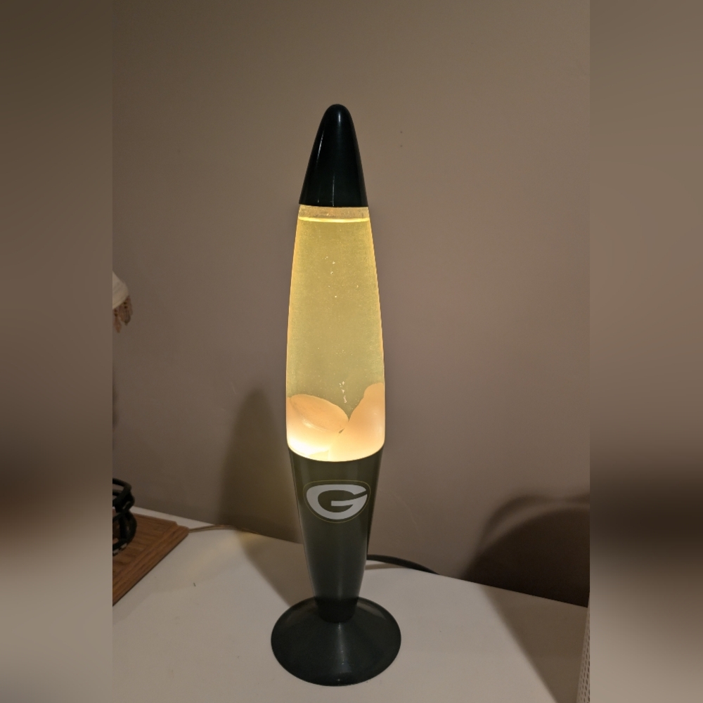 Green Team Logo Lava Lamp - Vintage